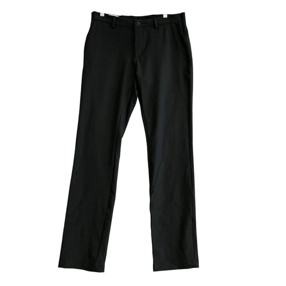 NEW Greg Norman Men's 30x32 Performance Tech Pants Flex Waistband Comfort Black - Picture 2 of 10